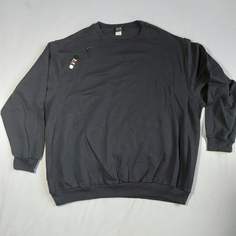 Duo International Vintage NWT Black Long Sleeve Sweatshirt, 3X